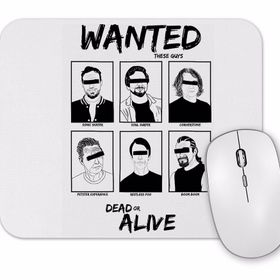 Baskı Dükkanı Wanted Dead Or Alive Mouse Pad