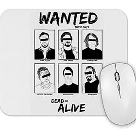 Baskı Dükkanı Wanted Dead Or Alive Mouse Pad