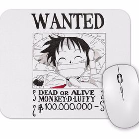 Baskı Dükkanı Wanted Luffy Mouse Pad
