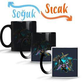 Baskı Dükkanı War Infinity Force Sihirli Porselen Kupa