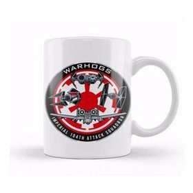 Baskı Dükkanı Warhogs Imperial 104 Tk Attack Squadron Beyaz Porselen Kupa Bardak