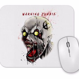 Baskı Dükkanı Warning Zumbie Mouse Pad