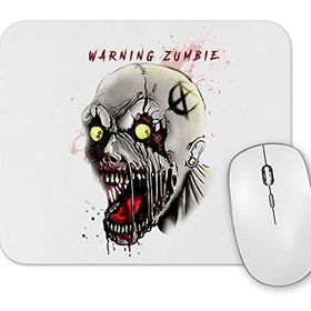 Baskı Dükkanı Warning Zumbie Mouse Pad