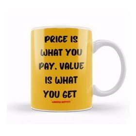 Baskı Dükkanı Warren Buffett Quotes Entrepreneurs Motivation Inspiration Success Work Gifts Beyaz Porselen Kupa Bardak