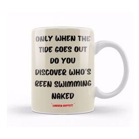 Baskı Dükkanı Warren Buffett Quotes Entrepreneurs Motivation Inspiration Success Work Gifts Beyaz Porselen Kupa Bardak