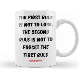 Baskı Dükkanı Warren Buffett Quotes Entrepreneurs Motivation Inspiration Success Work Gifts Beyaz Porselen Kupa Bardak