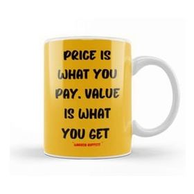 Baskı Dükkanı Warren Buffett Quotes Entrepreneurs Motivation Inspiration Success Work Gifts Beyaz Porselen Kupa Bardak