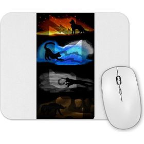 Baskı Dükkanı Warrior Cats Four Elements Four Clans Mouse Pad