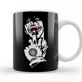 Baskı Dükkanı Warrıor Vampire Master Beyaz Porselen Kupa Bardak