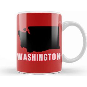 Baskı Dükkanı Washington Beyaz Porselen Kupa Bardak