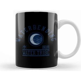 Baskı Dükkanı Water Bending-1 Beyaz Porselen Kupa Bardak