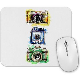 Baskı Dükkanı Watercolor Camera Mouse Pad