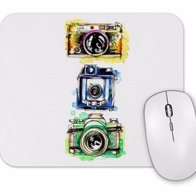 Baskı Dükkanı Watercolor Camera Mouse Pad