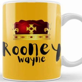 Baskı Dükkanı Wayne Rooney Beyaz Porselen Kupa Bardak