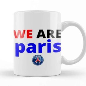 Baskı Dükkanı We Are Parıs Beyaz Porselen Kupa Bardak