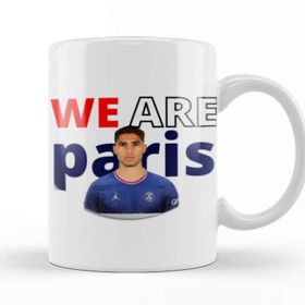 Baskı Dükkanı We Are Parıs Hakımı Beyaz Porselen Kupa Bardak