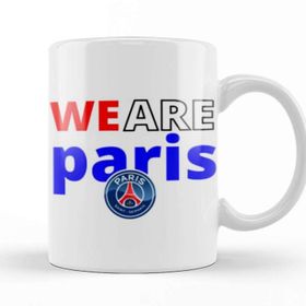 Baskı Dükkanı We Are Parıs Leo Messi Hakımı Ramos Psg Beyaz Porselen Kupa Bardak