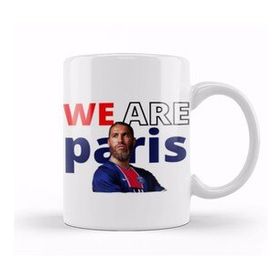 Baskı Dükkanı We Are Parıs Ramos Beyaz Porselen Kupa Bardak