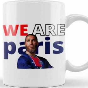 Baskı Dükkanı We Are Parıs Ramos Beyaz Porselen Kupa Bardak