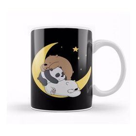 Baskı Dükkanı We Bare Bears 01 Beyaz Porselen Kupa Bardak