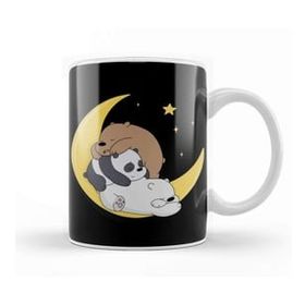 Baskı Dükkanı We Bare Bears 01 Beyaz Porselen Kupa Bardak