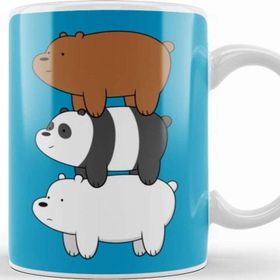 Baskı Dükkanı We Bare Bears 010 Beyaz Porselen Kupa Bardak