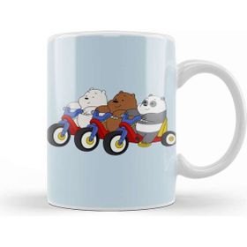 Baskı Dükkanı We Bare Bears 011 Beyaz Porselen Kupa Bardak