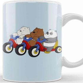 Baskı Dükkanı We Bare Bears 011 Beyaz Porselen Kupa Bardak