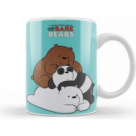Baskı Dükkanı We Bare Bears 019 Beyaz Porselen Kupa Bardak
