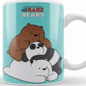 Baskı Dükkanı We Bare Bears 019 Beyaz Porselen Kupa Bardak