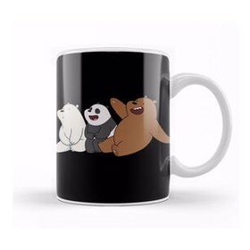 Baskı Dükkanı We Bare Bears 020 Beyaz Porselen Kupa Bardak