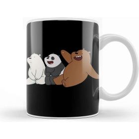 Baskı Dükkanı We Bare Bears 020 Beyaz Porselen Kupa Bardak