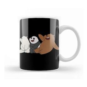 Baskı Dükkanı We Bare Bears 020 Beyaz Porselen Kupa Bardak