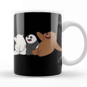 Baskı Dükkanı We Bare Bears 020 Beyaz Porselen Kupa Bardak