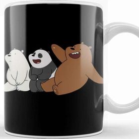 Baskı Dükkanı We Bare Bears 020 Beyaz Porselen Kupa Bardak