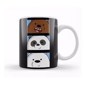 Baskı Dükkanı We Bare Bears 021 Beyaz Porselen Kupa Bardak