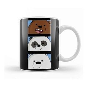Baskı Dükkanı We Bare Bears 021 Beyaz Porselen Kupa Bardak
