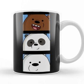 Baskı Dükkanı We Bare Bears 021 Beyaz Porselen Kupa Bardak