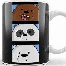 Baskı Dükkanı We Bare Bears 021 Beyaz Porselen Kupa Bardak