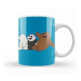 Baskı Dükkanı We Bare Bears 05 Beyaz Porselen Kupa Bardak