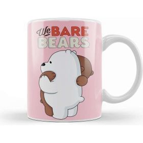 Baskı Dükkanı We Bare Bears 07 Beyaz Porselen Kupa Bardak