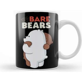 Baskı Dükkanı We Bare Bears 09 Beyaz Porselen Kupa Bardak