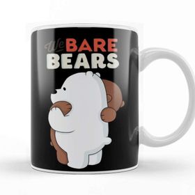 Baskı Dükkanı We Bare Bears 09 Beyaz Porselen Kupa Bardak