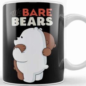 Baskı Dükkanı We Bare Bears 09 Beyaz Porselen Kupa Bardak