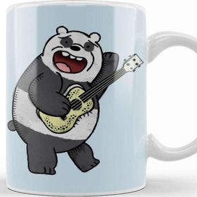 Baskı Dükkanı We Bare Bears Panda Beyaz Porselen Kupa Bardak