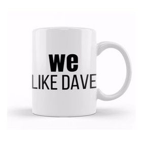 Baskı Dükkanı We Like Dave Chappelle Beyaz Porselen Kupa Bardak