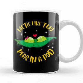 Baskı Dükkanı We Re Like Two Peas In A Pod Adorable Married Pun Beyaz Porselen Kupa Bardak
