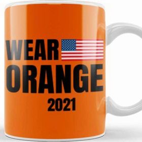 Baskı Dükkanı Wear Orange Day 2021 Beyaz Porselen Kupa Bardak