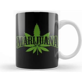 Baskı Dükkanı Weed Marijuana Joint Beyaz Porselen Kupa Bardak