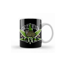 Baskı Dükkanı Weed Nature Lover Beyaz Porselen Kupa Bardak